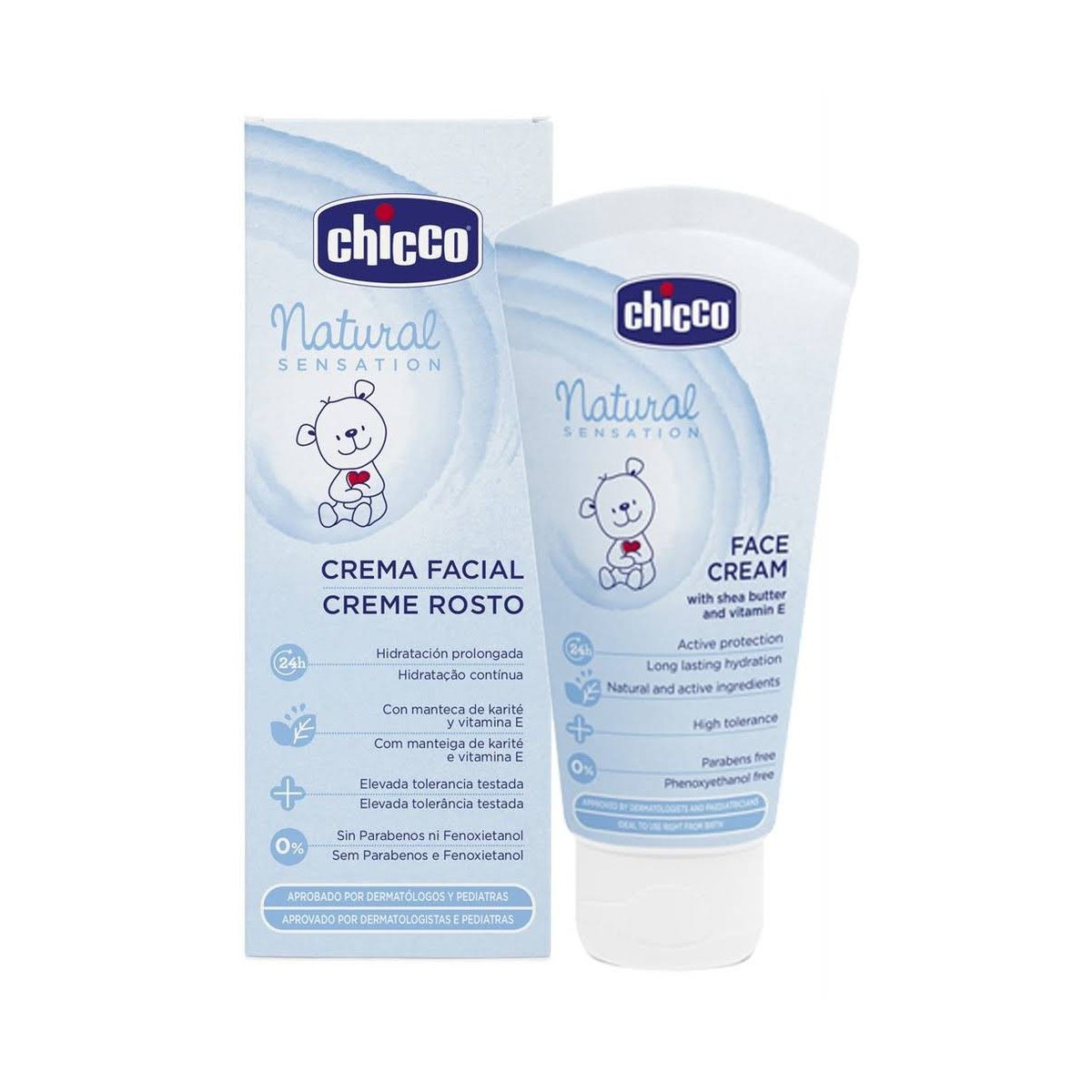 chicco crema facial natural sensation 50 ml