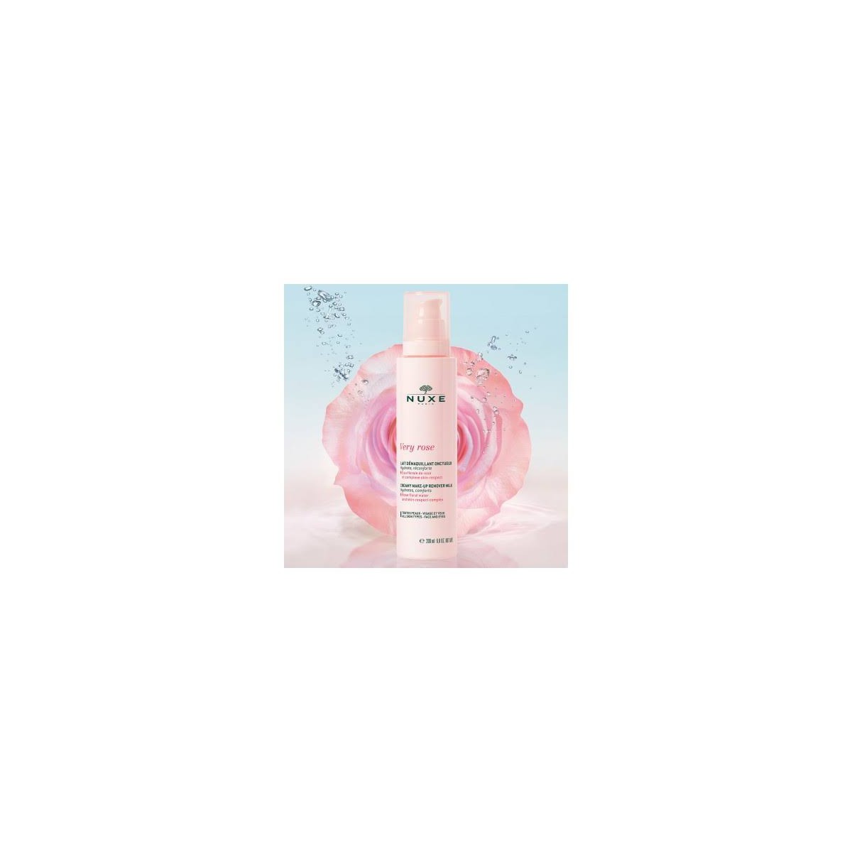 nuxe very rose leche desmaquillante 200 ml