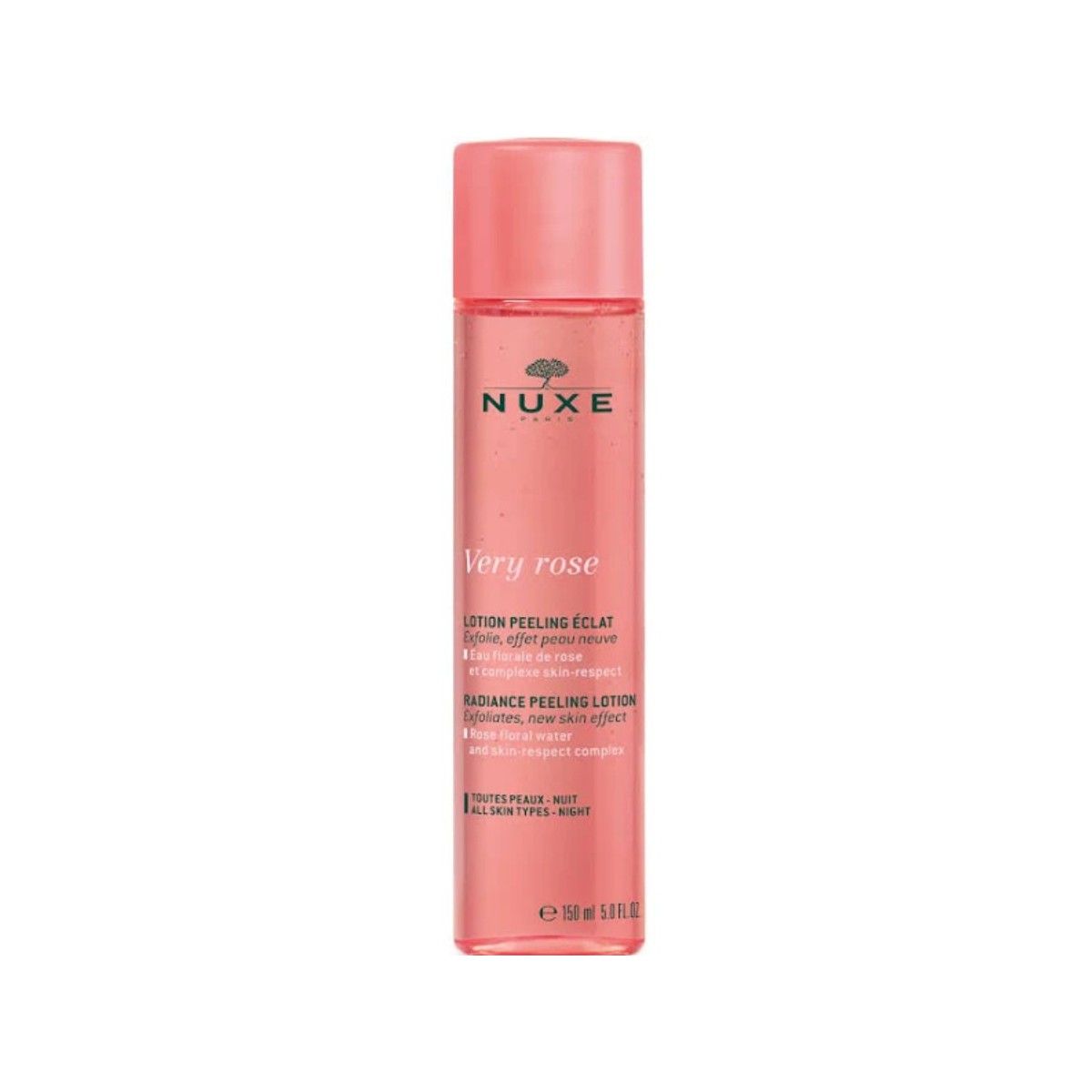 nuxe very rose lotion peeling 150 ml