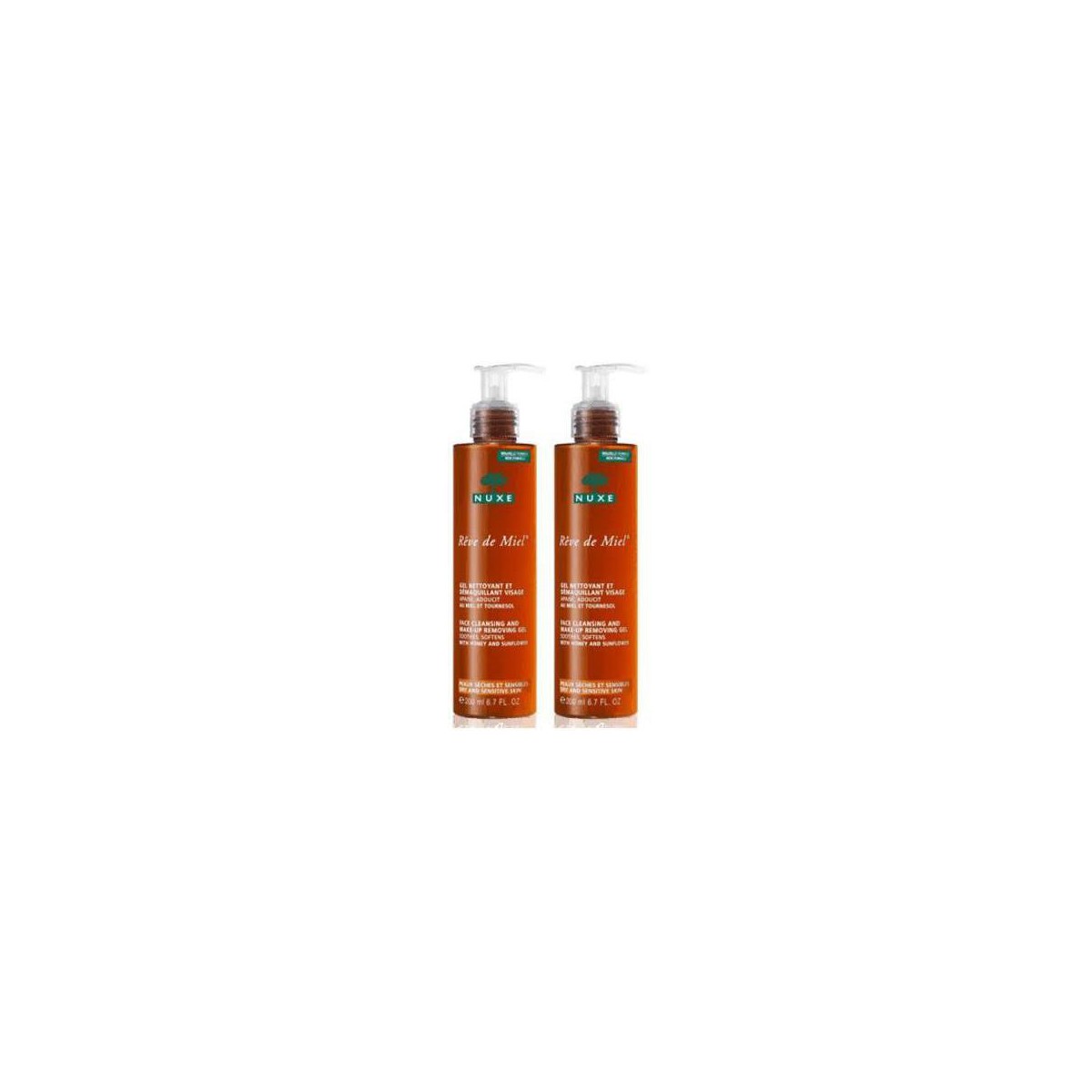 nuxe reve de miel gel limpiador duplo