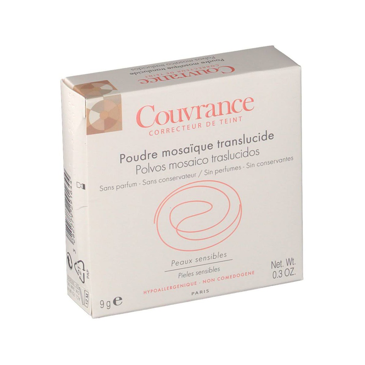 avene couvrance polvos mosaico traslucidos