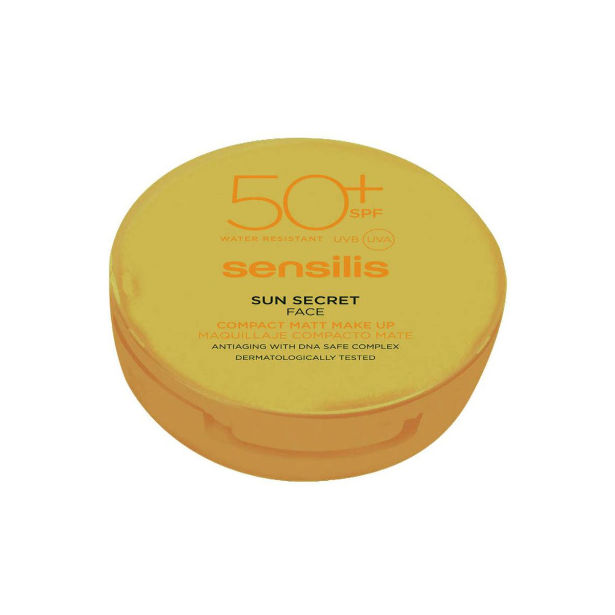 sensilis sun secret maquillaje compacto spf50 golden 10gr